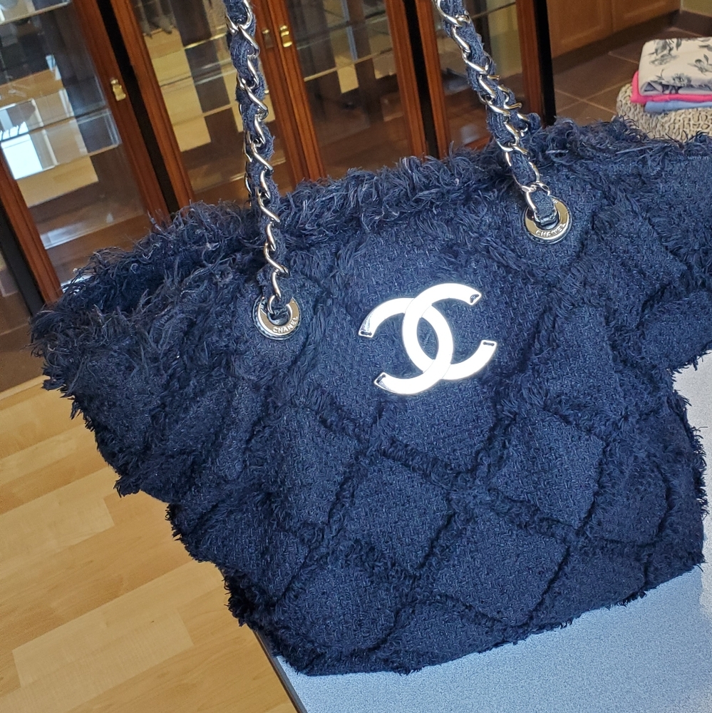 Chanel Tweed Hobo Bag